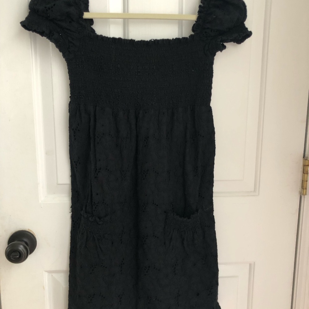 Juicy Couture smocked eyelet babydoll dress S - Picture 2 of 5